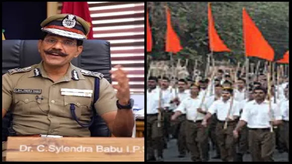 DGP Sylendra Babu has said that there is a ban on carrying lathi sticks in RSS processions in Tamil Nadu