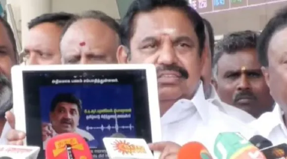 Edappadi K Palaniswami says Centre should probe on PTR Palanivel Thiagarajan audio, Edappadi K Palaniswami, PTR Palanivel Thiagarajan audio, ரூ.30,000 கோடி ஊழல், பி.டி.ஆர் ஆடியோ பற்றி மத்திய அரசு விசாரிக்க வேண்டும், இ.பி.எஸ் பேட்டி, எடப்பாடி பழனிசாமி பேட்டி, EPS, Rs 30 thousand crore scam allegations