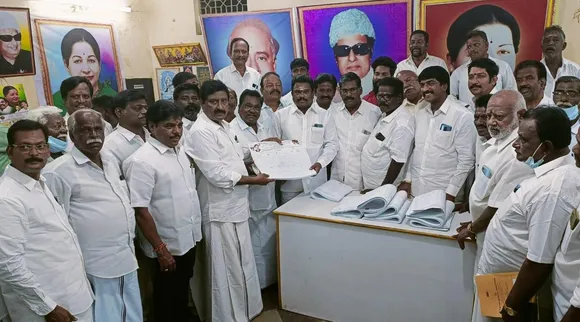 Puducherry AIADMK Secretary Anbazagan, எஸ்சி மக்களுக்கு 3 அமைச்சர் பதவி, இதுதான் தி.மு.க-வின் சமூகநீதியா, புதுவை அ.தி.மு.க செயலாளர் அன்பழகன், Puducherry AIADMK, Anbazagan, 3 minister posts for SC people, Is this DMK's social justice