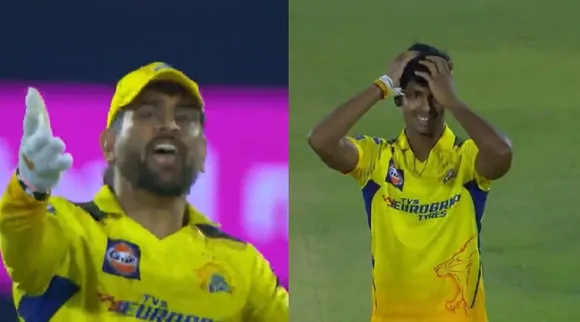 MS Dhoni Loses Cool At Matheesha Pathirana After CSK Pacer Stops His Direct Hit Tamil News