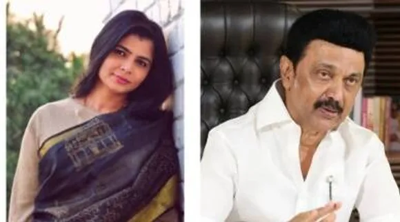 chinmayi, mk stalin