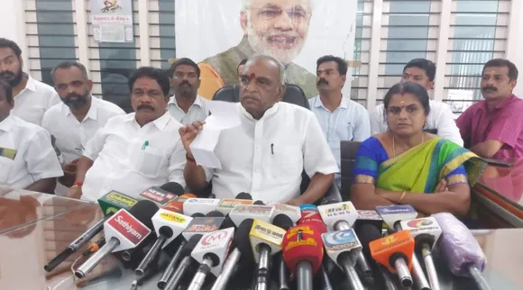 Pon Radhakrishnan press meet