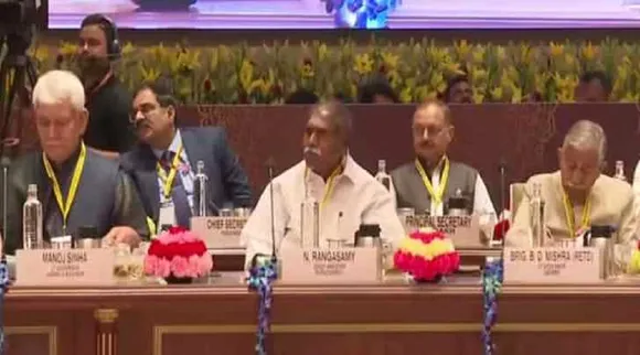 Puducherry CM at NITI aayog