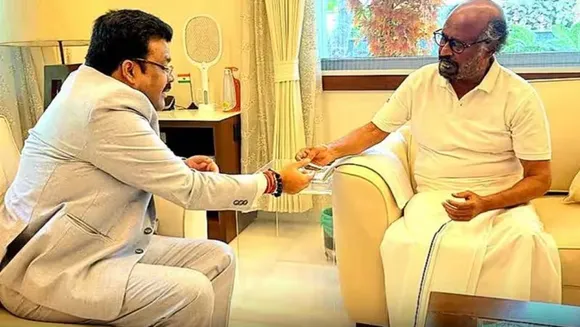 Sri Lankan Ambassador Meets Rajinikanth