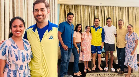 CSK Bowler Matheesha Pathirana's Sister Vishuka insta post after meeting MS Dhoni Tamil News