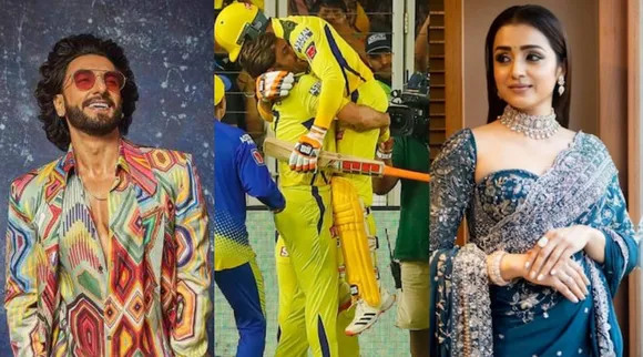 Ranveer Singh to Trisha, celebs wishes to CSK and MS DHONI for winning IPL trophy for 5th time Tamil News