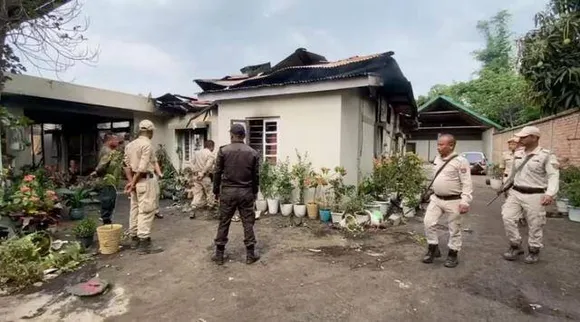 Total failure of law and order says Union Minister as his home is burnt in Manipur