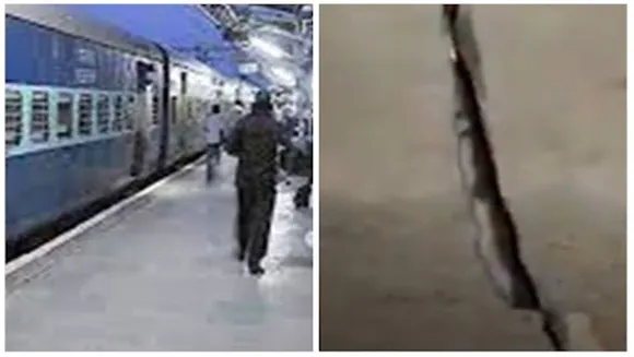 Crack in Kerala Express train coach