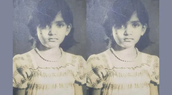 kushboo young age photo, Kushboo photo, kushboo as little girl photo, இந்த ஃபேமஸ் நடிகையை தெரிகிறதா, மூக்கு- முழியை ஒரு நிமிஷம் பார்த்துட்டு சொல்லுங்க, குஷ்பு போட்டோ, Can you find Whose young age photo, famaous Tamil Cinema actress Kushboo