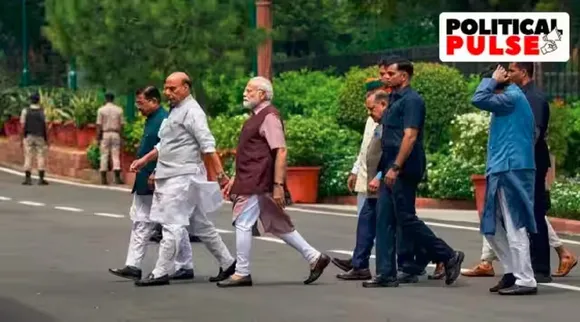 Modi with ministers