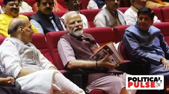 Modi with ministers