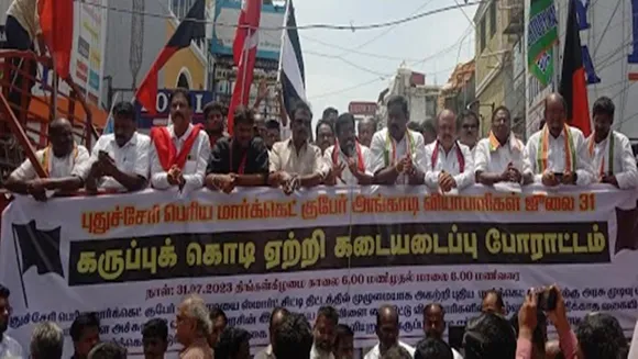 Narayanasamy Arrested in Puducherry