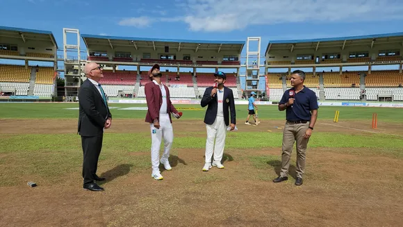 India West Indies Cricket Test Match Status