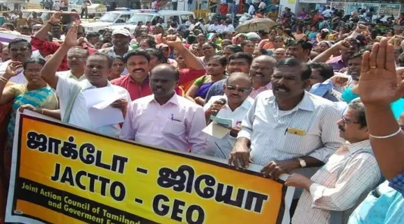 Jacto Jeo functionaries disstatifaction, Jacto Jeo letter to TN finance Minister, கோரிக்கைகளில் எந்த முன்னேற்றமும் இல்லை, தமிழக அரசு மீது ஜாக்டோ ஜியோ அதிருப்தி, Jacto Jeo functionaries, Jacto Jeo letter to TN finance Minister