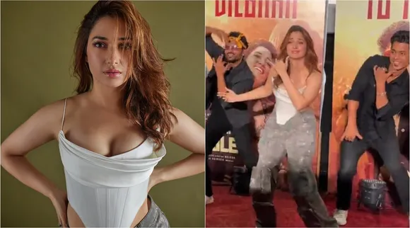 Tamannaah Bhatia dances Kaavaalaa song’s Hindi version Tu Aa Dilbara, Tamannaah Bhatia dances to Tu Aa Dilbara song, Rajinikanth, Jailer movie, Tamannaah Bhatia, தமன்னா டான்ஸ், கவாலா பாடல், தமன்னா காவாலா, மும்பையில் ஜெயிலர் பட பாடல் வெளியீட்டு விழா, ரசிகர்களுக்காக தமன்னா டான்ஸ், தில்பாரா, Tamannaah Bhatia dance, kaavaalaa Hindi version 'Tu Aa Dilbara', Rajini Jailer movie