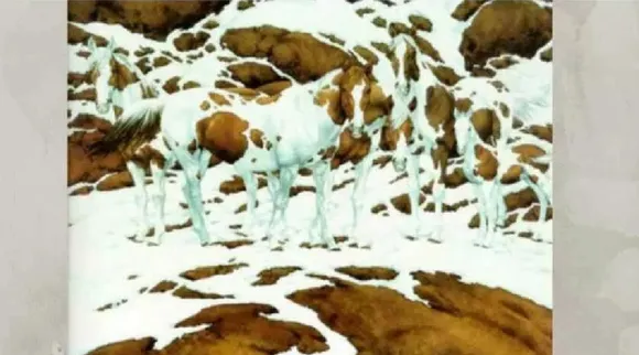 Optical Illusion: Identify 5 hidden horses in 5 seconds in this image | Indian Express Tamil