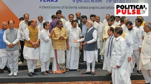 Top BJP leaders hold series of meetings to discuss Manipur Tamil News