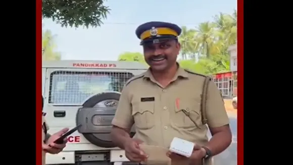 A painter who painted a realistic portrait of a policeman in Kerala