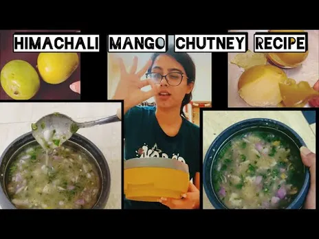Himachali Raw Mango Chutney: Maani 🥭Recipe | #thandi #tarotaza #pahadi #recipe