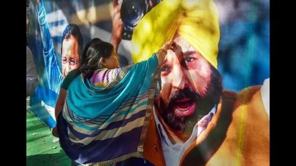 Bhagwant Mann, AAP's chief ministerial candidate in Punjab (File Photo)
