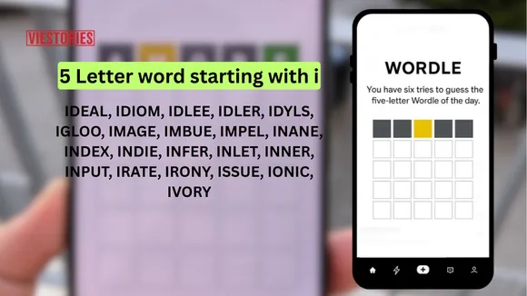 5 Letter word starting with i