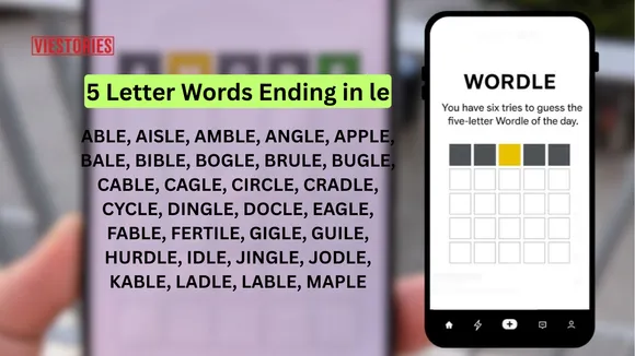 5 Letter Words Ending in le
