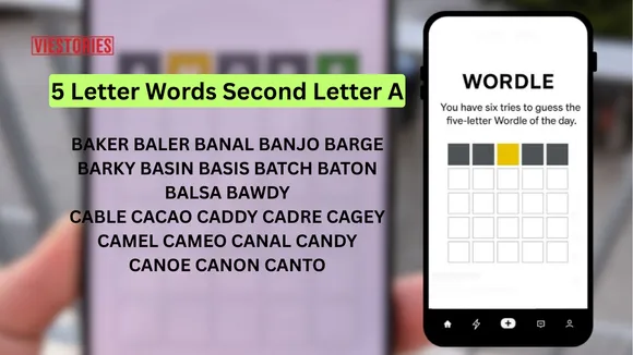 5 letter words second letter a