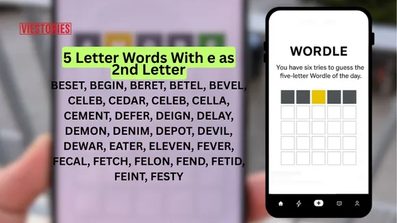 5 Letter Words With e as 2nd Letter