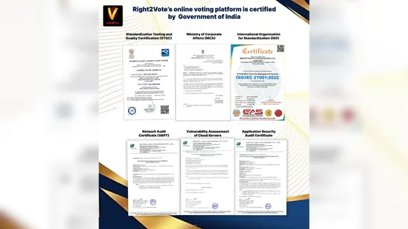 Right2Vote eVoting Platform Is Not Only India’s Best Online Voting Technology, But The World’s Best eVoting Technology