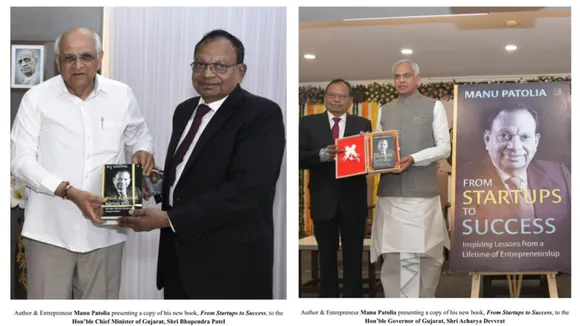 Entrepreneur Manu Patolia, launches his book From Startups to Success with Simon and Schuster in partnership with The Sunflower Seeds