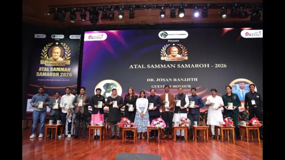 Young author and poet Josan Ranjjith unveiled his latest self-transformation poetry book titled “ENKRATEIA” at Bharat Mandapam, Pragati Maidan