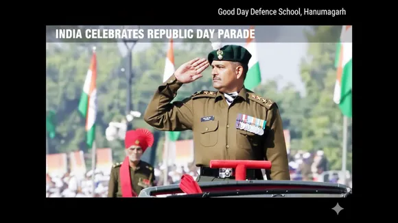 PVC Captain Yogendra Singh Yadav, Mentor at Good Day Defence School Hanumangarh, Inspires Future Leaders at India’s 77th Republic Day Parade in Delhi