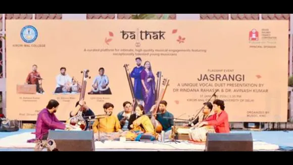 Kirori Mal College Flags Off ‘Baithak’ – A New Intimate Music Series Celebrating Alumni Excellence and India’s Living Musical Heritage