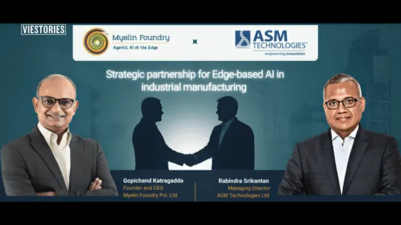 ASM Technologies Partners with AI Startup Myelin Foundry to Modernise Industrial Manufacturing with Edge Based AI