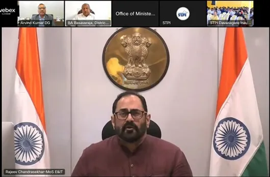 MoS Rajeev Chandrasekhar Inaugurates Digital India Startup Hub at STPI, Davanagere in Karnataka
