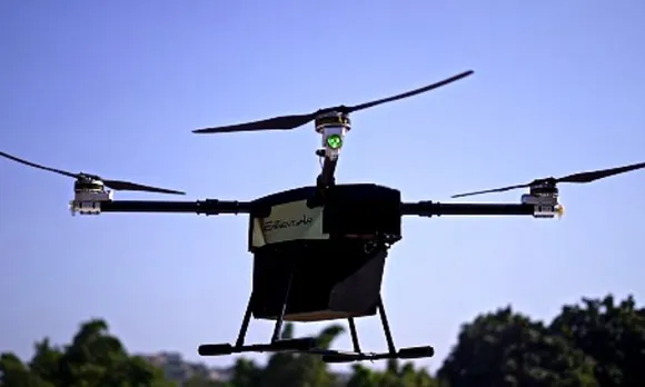 Drone Start up Eminent Air Showcases India's First Ever One-of-its-kind Drone with Parachute Integrated System