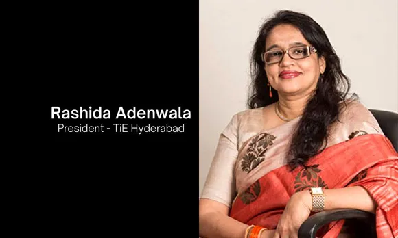 TiE Hyderabad appoints Rashida Adenwala as the President for the year 2023