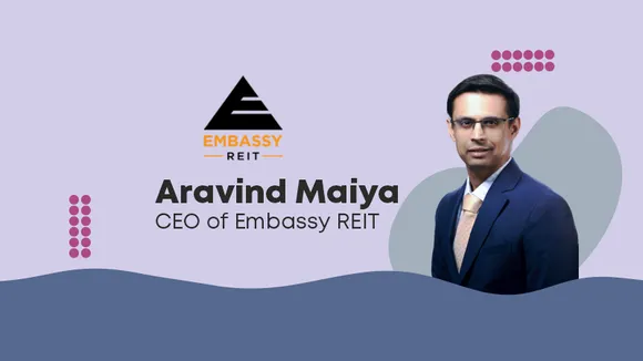 Embassy REIT Announces Appointment of Aravind Maiya as CEO