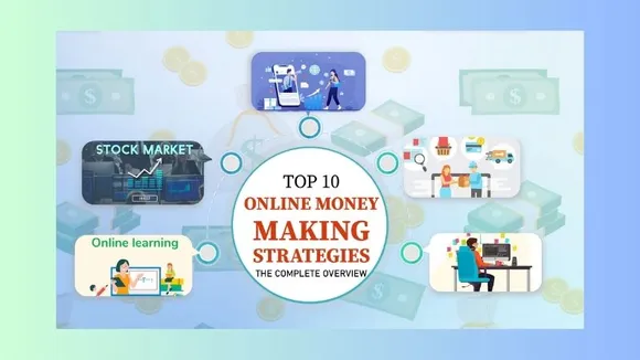 Affiliate Marketing, E – Commerce and Dropshipping for Money, Freelancing, Online Tutoring, Content Creation, Online Surveys and Market Research, Stock Trading and Investing, Online Coaching and Consulting, App and Web Development, Virtual Assistance, are the Top 10 Online Money Making Strategies.