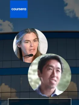 Daphne Koller and Andrew Ng founded Coursera in 2012 to give learners worldwide life-changing learning experiences. Coursera offers online courses and degrees from top universities and companies to anyone, anywhere. Coursera became a B Corp in February 2021, which means we have a legal obligation to our shareholders and society as we work to remove barriers to world-class education.