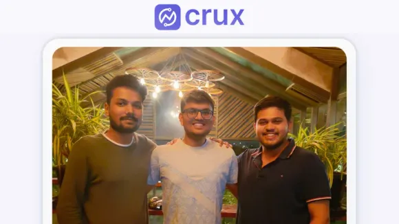 [Funding alert] AI Startup Crux Secures $2.6 Mn Seed Funding Led by Emergent Ventures