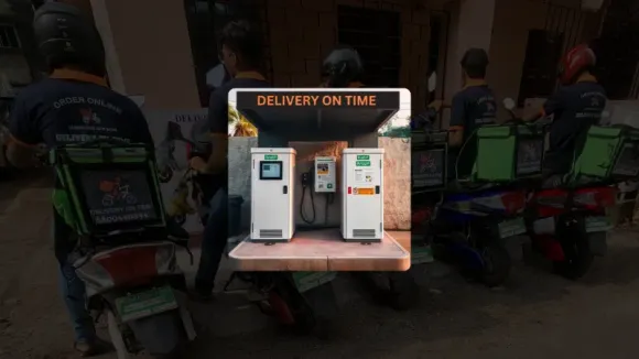 Delivery On Time Launches First Battery Swapping Station in Kolkata for Electric Vehicles