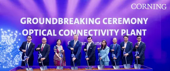 Corning Breaks Ground on New Optical Connectivity Facility in India
