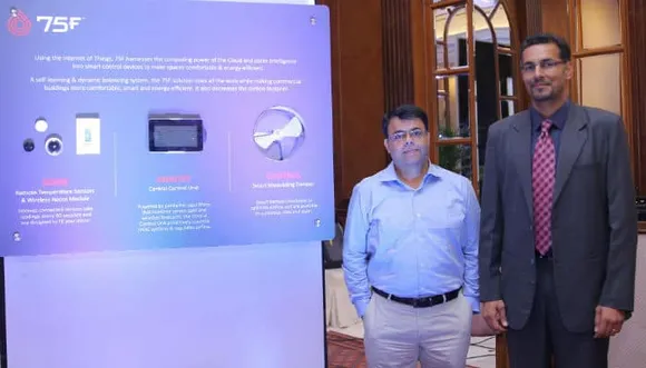 L R Mr Pankaj ChawlaCTO F and Mr Gaurav BurmanVP and Country President F at the Launch of their Award Winning Dynamic Air Flow BalancingTechnology in India