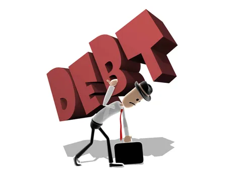huge debt