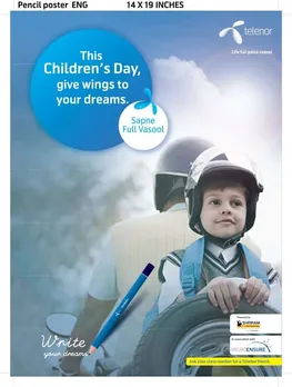Pencil poster Telenor