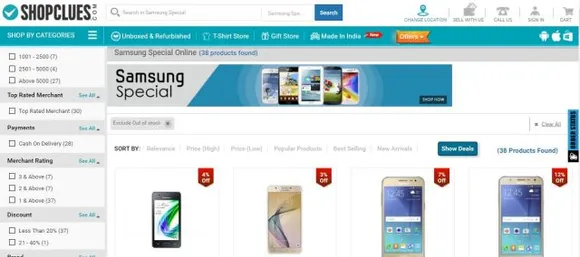 Shopclues Samsung
