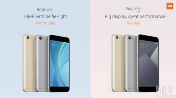 Redmi Y and Redmi Y Lite