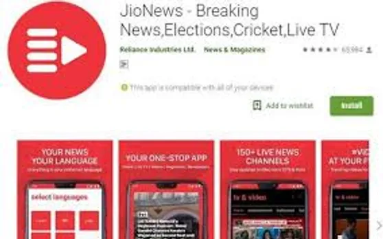 Jio has launched a digital product called JioNews in the form of a mobile application as well as web-based service