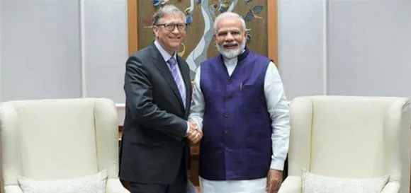 BILL GATES Meets PM Narendra Modi